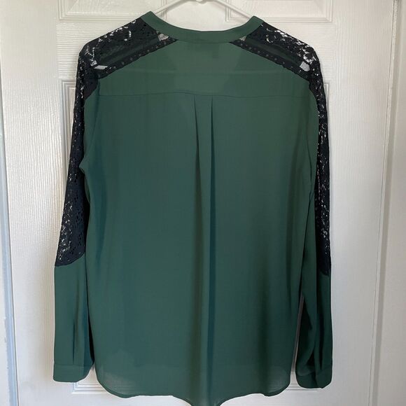 The Kooples green button down blouse size S - Picture 4 of 8